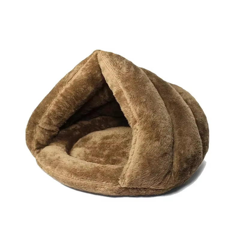 Sleeping Bag Mat Pet Bed for Cats Dogs Soft Nest Kennel Bed Cave House Pad Tent S Winter Warm Cozy Beds Accessories